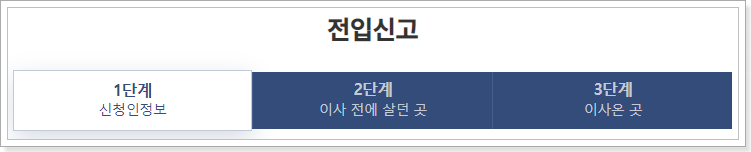 전입신고 절차