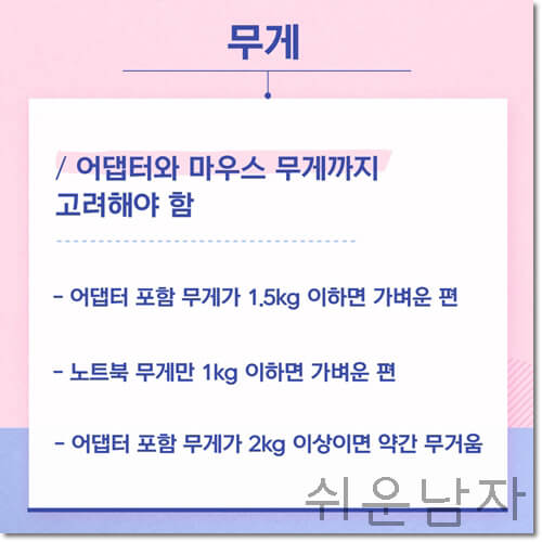 노트북 고르는 법 (4)